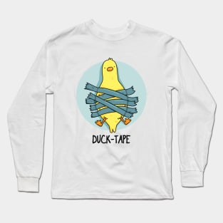 Duck Tape Cute Duct Tape Duck Pun Long Sleeve T-Shirt